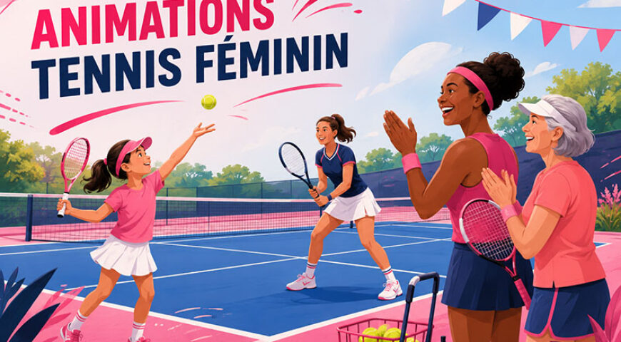 Animations tennis féminin